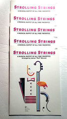 Strolling Strings, Set includes violin, viola, cello, bass, piano books