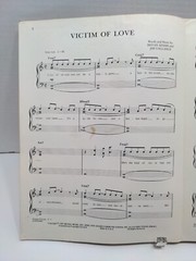 Victim Of Love Sheet Music Bryan Adams Piano 80s Pop Rock F1X