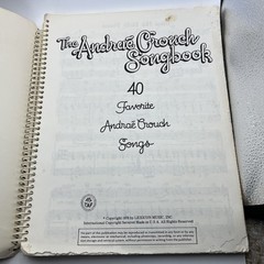 The Andraē Crouch Songbook – 40 Favorite Songs – Christian Sheet Music 1976