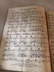 vintage sheet music 1930s MY MELANCHOLY BABY Fox Trot Ballad