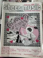 Vintage Lot of 9 Issues All 1982 Sheet Music Magazine Piano Guitar HTF Great Con