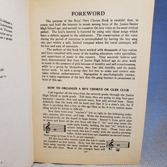 Vintage 1927 Boys Own Chorus Book Boston Music Co Hardcover Choral Sheet Music