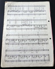 DOWN TOWN Original Sheet Music Recorded by Petula Clark (1964)