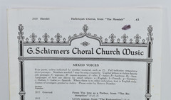 Choral Sheet Music Hallelujah Chorus from « The Messiah » SATB G. Schirmer&rsquo;s