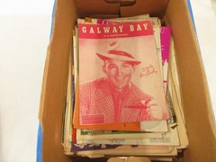 Vintage Sheet Music Lot Organ Piano Vocal Guitar Ukulele Big Band Bing 25+ Lbs