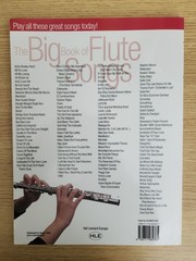 THE BIG BOOK OF FLUTE SONGS- 128 JAZZ LATIN STANDARDS SONGS – GC – FREEPOST