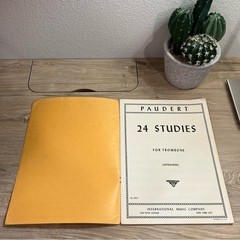 Vintage 1961 Paudert 24 Studies Trombone Ostrander IMC