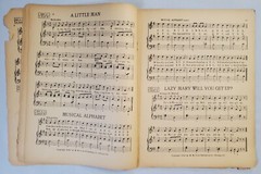 Mystery Children&rsquo;s Songbook Sheet Music Anthology 1944 MM Cole Vintage No Cover