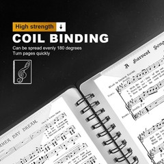 Sheet Music Folder, Sheet Music Page 8.5X 11 Inches, Sheet Music Holder Allow…