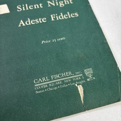 Silent Night & Adeste Fideles 2 Songs For Christmas Arranged by Maxwell Eckstein