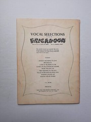MAN OF LA MANCHA 1965 Songbook Vocal Selections 32 pages