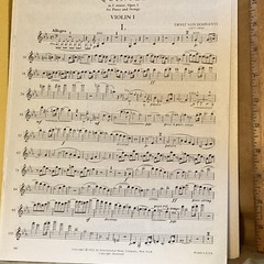 Dohnanyi Piano Quintet, Piano, 2 Violins, Viola, Cello
