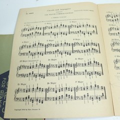 Chords and Arpegios for Piano Songbook Score Music Mastery Series 1902 T Presser