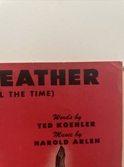 Vintage 1933 Sheet Music From 20th Century-Fox « Stormy Weather » Lena Horne