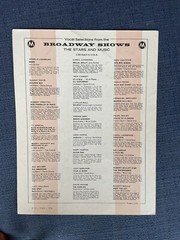MAME Sheet Music Broadway Theatre Musical Show Poster – Angela Lansbury 1966 