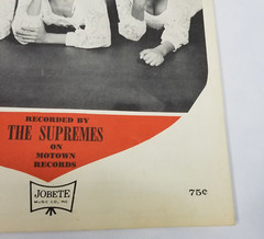 The Supremes Stop In The Name Of Love Sheet Music 1965 Vintage Motown Diana Ross