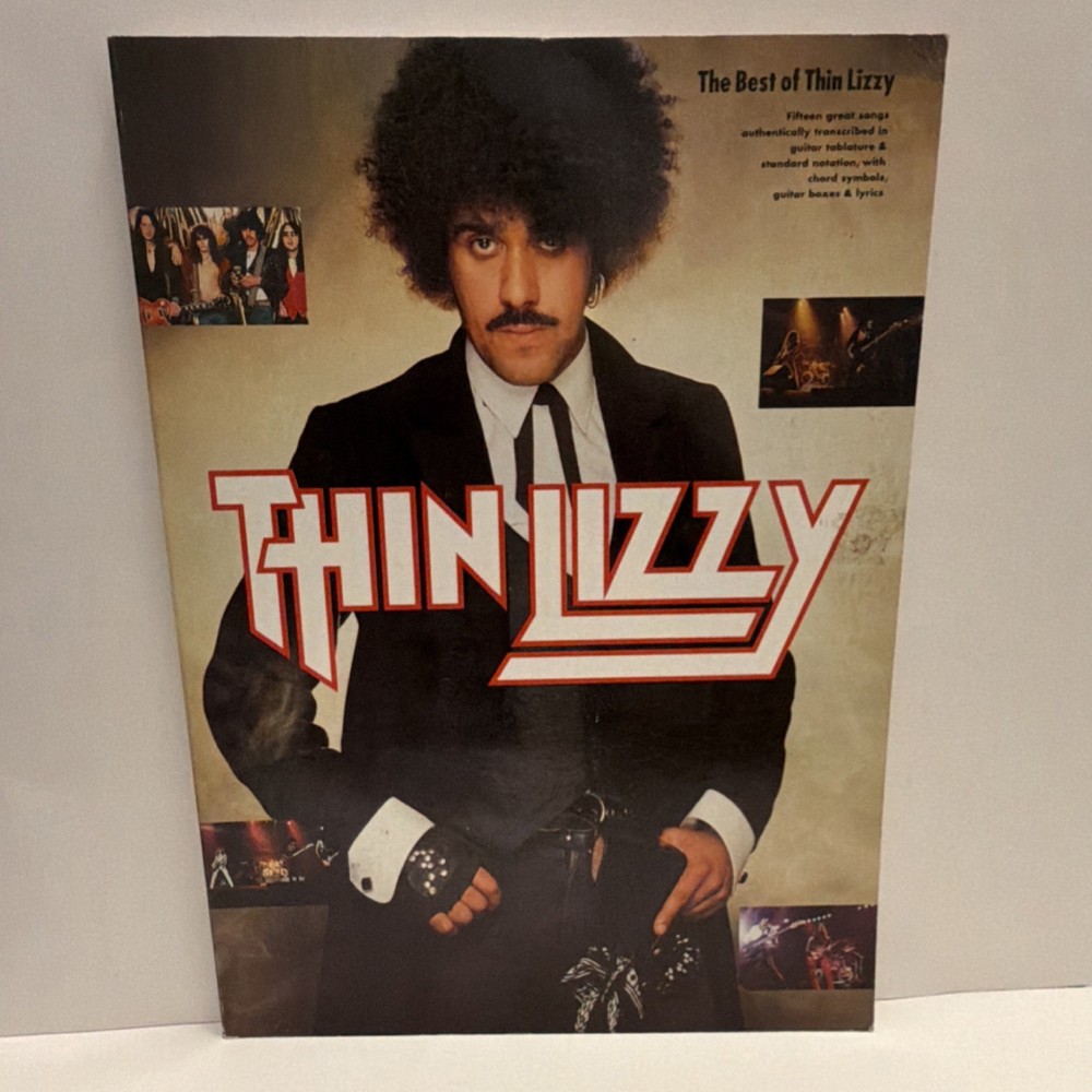 Thin Lizzy Rock Electric Guitar Song Book Sheet Music Wise Publications