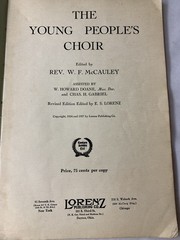Vintage The Young People’s Choir: Anthems For Mixed Voices 1927