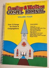 Country & Western Gospel Hymnal Volume Four 4 Spiral-bound Culross Note Book VTG