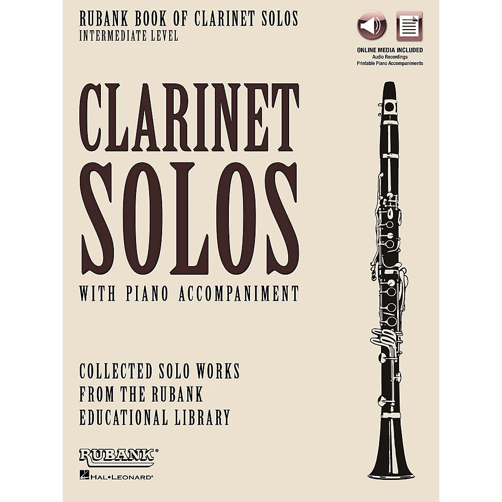 Rubank Book of Clarinet Solos – Intermediate Level Softcover Media Online
