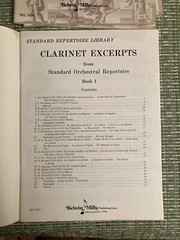 Clarinet Excerpts from Standard Orchestral Repertoire – Complete Set (4 Books)