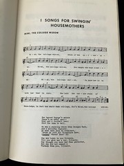 1963 Songs For Swinging Housemothers by Frank Lynn Paperback. Ex Library Book.