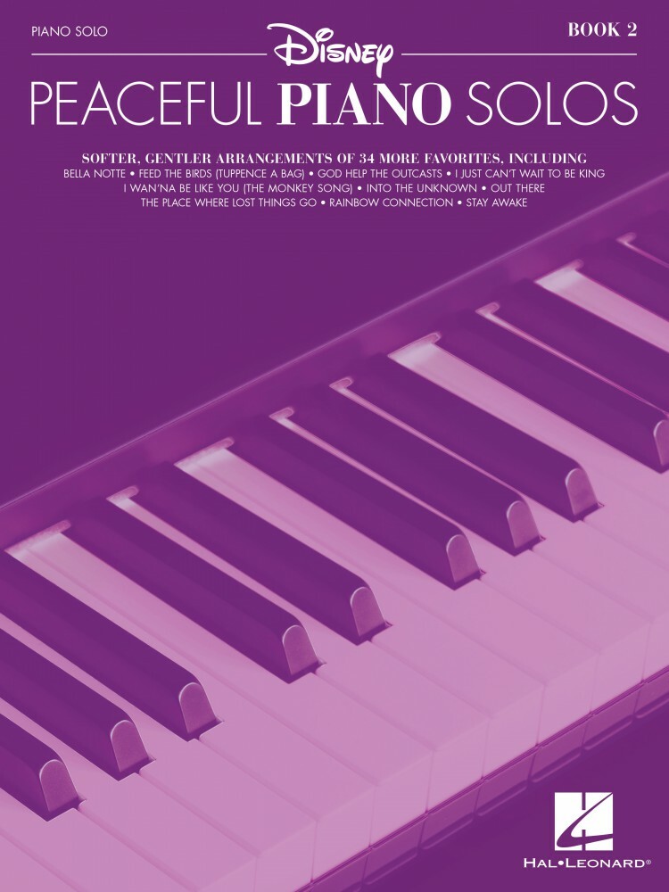Disney Peaceful Piano Solos Book 2 Sheet Music Piano Solo Songbook 000369068