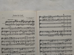 Praise the Lord G F Handel, Arr. Hal Hopson Choral Sheet Music Mixed Voices SATB