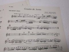 Pedro Mendizabal Granito de Arena for Trumpet & Piano Sheet Music Carl Fischer