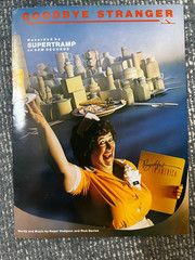 FREE SHIP! 1978 Goodbye Stranger A&M Records Hodgson Dave Supertramp Manuscript