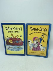 Wee Sing Bible Songs & Nursery Rhymes & Lullabies Books Only No Cassettes