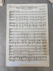Sacred Choral Octavo Grab Bag 16 SATB Church Anthems (1960s)