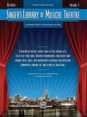 Singer&rsquo;s Library Musical Theatre Vol 1 Baritone Piano Sheet Music Songs Book