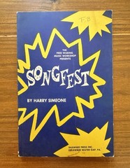 Songfest Harry Simeone Fred Waring SATB Choral Sheet Music Book 1956