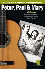 Peter Paul & Mary Guitar Chord Songbook 6×9 Lyrics Diagrams Folk Pop Songs Book