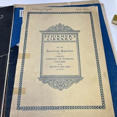 Sheet Music 1916-1920 Lot Of 9 With Bonus 1908 Italian/english Songbook
