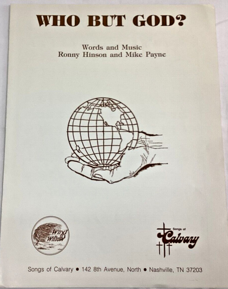 Who But God? – Hinson/Payne – Gospel Sheet Music