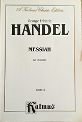 CHORAL MUSIC – G.F. HANDEL – ORATORIO « MESSIAH » – Kalmus edition
