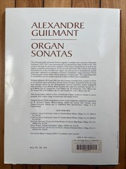 Organ Sonatas by Alexandre Guilmant (1999, Trade Paperback)
