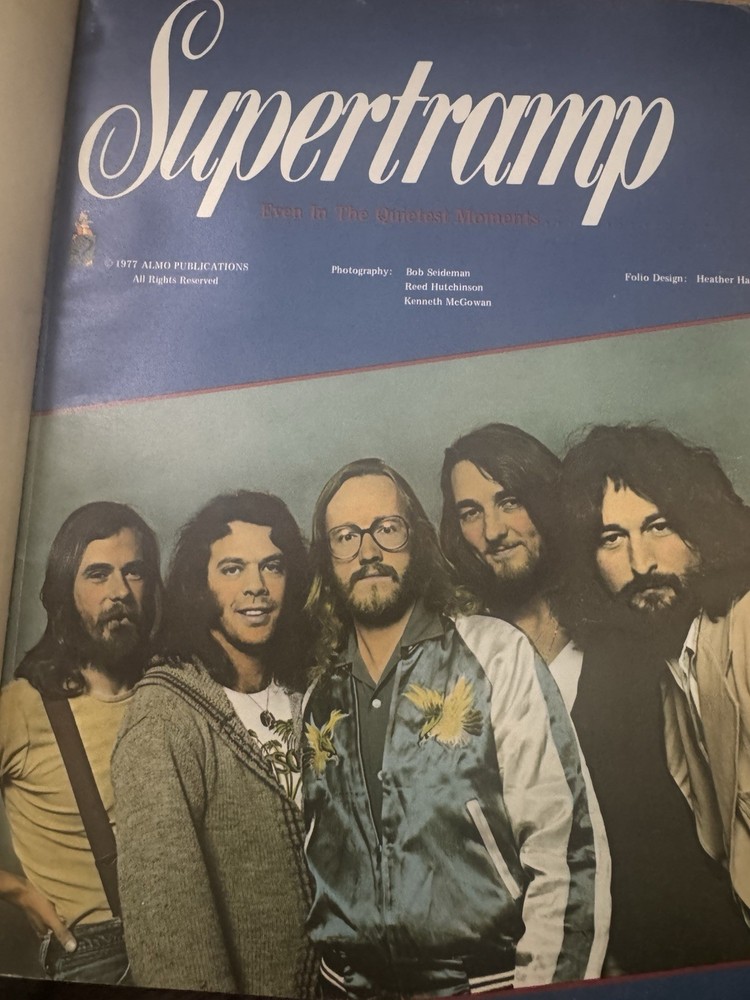Supertramp, Even In The Quietest Moments…, Songbook, 1977