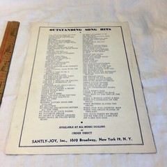 Sparrow in The Tree Top Bob Merrill Sheet Music 1951 Vintage