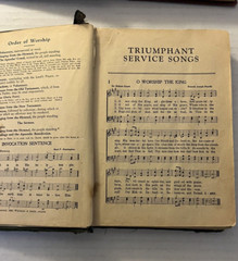 2 Service Songs Hymn Books The Rodeheaver Hallmack Co. Hardcover 1929 1934
