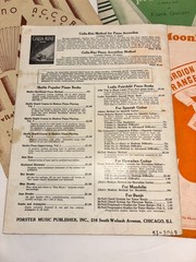 Sheet Music Lot 8 Piano Accordion 1919 – 1939 Polka Waltz Hits Songs Vtg Antique