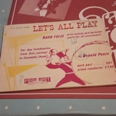 Pro Art Publication Let’s All Play Band Folio Sheet Music Piano Ensemble