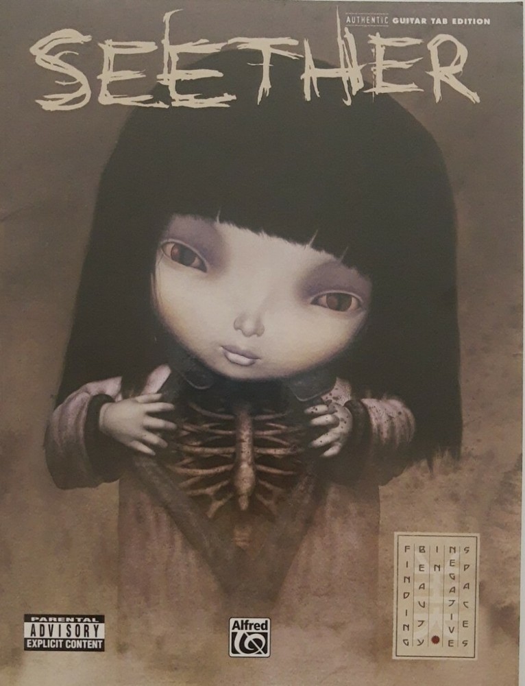 SEETHER GUITAR TAB / TABLATURE / FINDING BEAUTY IN NEGATIVE SPACES