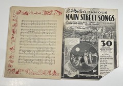 FOLIO OF SONGS Disney MICKEY MOUSE SILLY SYMPHONY Sheet Music 1934 – RARE!