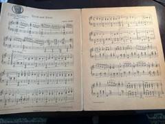 Gold and Silver – by Franz Lehar – 1936 Piano Solo sheet music TX