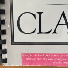 Easiest Book of Piano Classics – Intermediate – Comb Bound – Amsco 1997