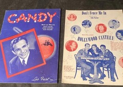 Vintage Sheet Music Lot of 22 – 1930s- 1940s -1950s Piano/Voice
