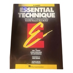 Essential Technique Bb Clarinet Book Intermediate Advanced Hal Leonard 1993 NOS